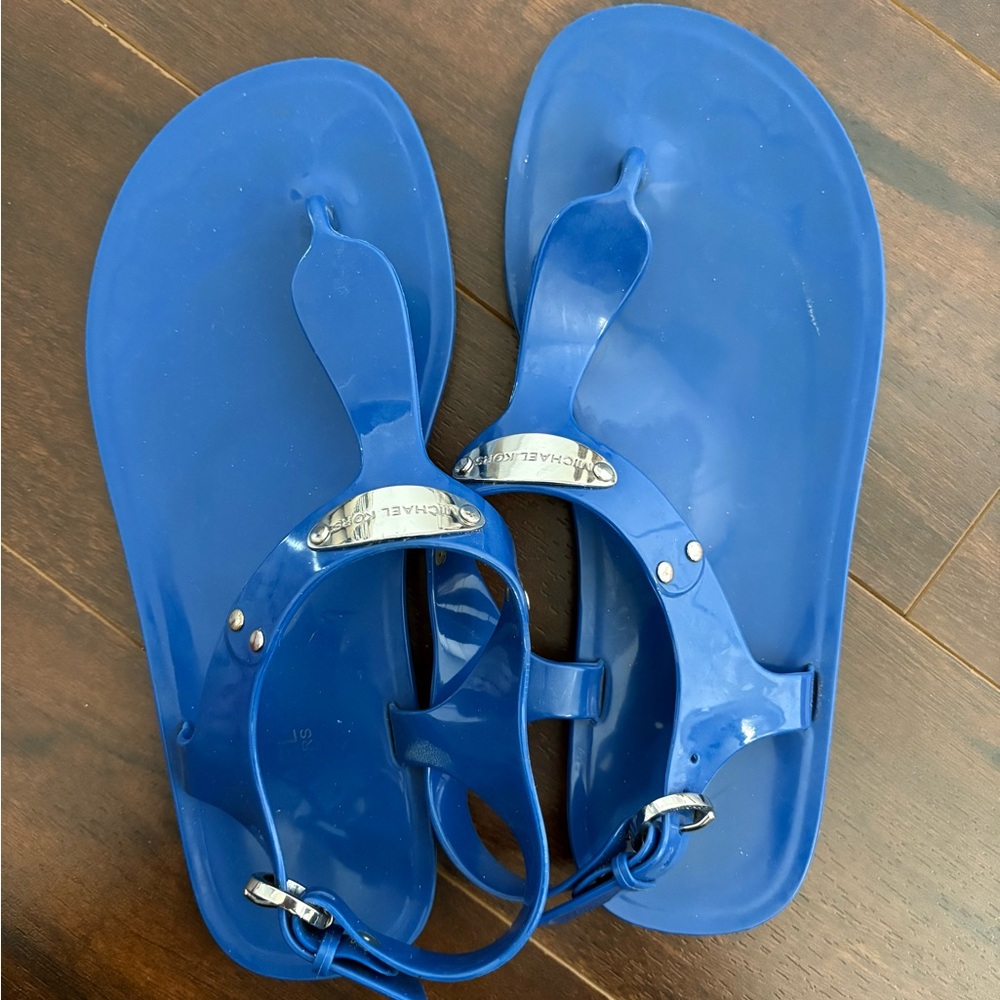 Michael Kors Blue Sandals